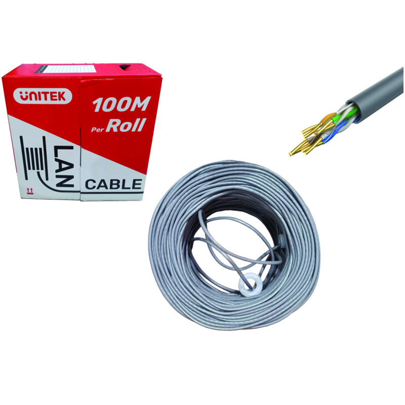 Cáp cuộn UTP Cat5 100m UNITEK C18129AGY