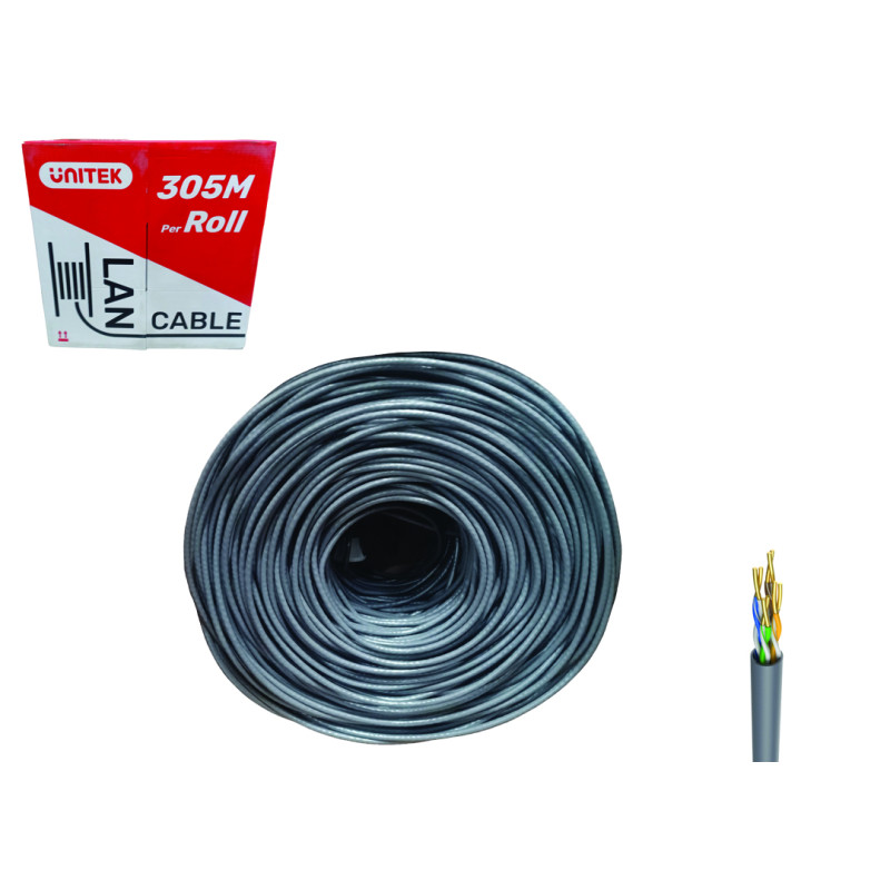 Cáp cuộn UTP Cat5 UNITEK C18128GY