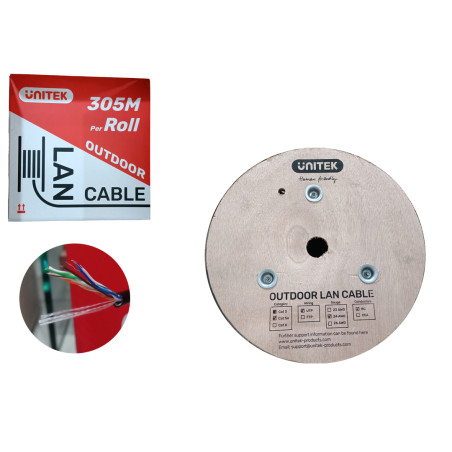 Cáp cuộn UTP Cat5e 305m UNITEK C18138GY