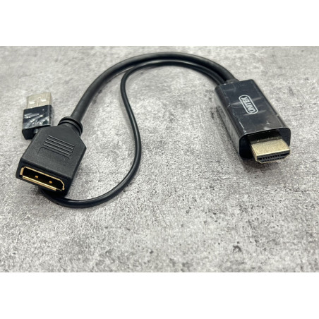 Cáp HDMI 2.0 - Displayport + USB UNITEK V154A